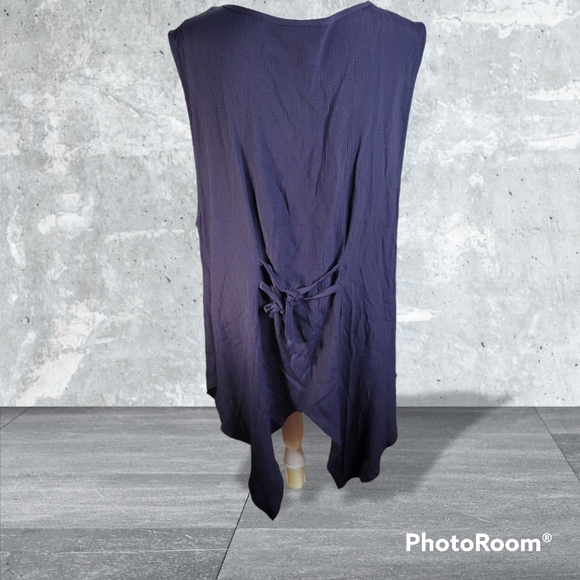 Vintage Chez California By Tandy Navy 2 Piece Made In the USA Size 16W - Picture 7 of 12